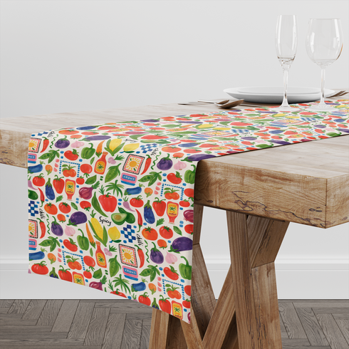 table runner mockup