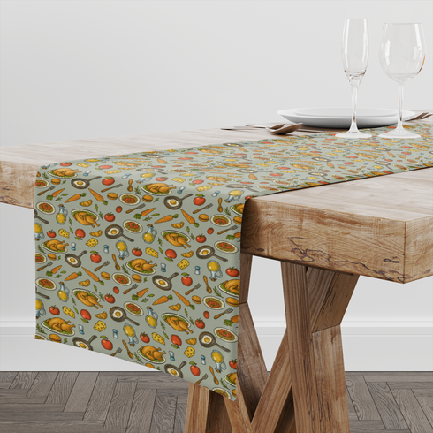 table runner mockup
