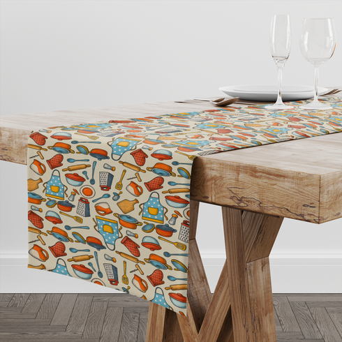 table runner mockup