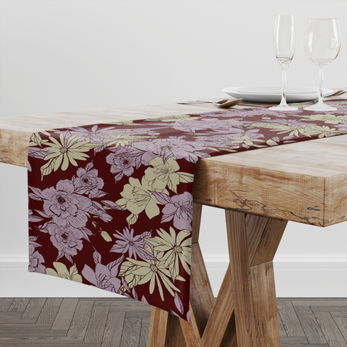 table runner mockup