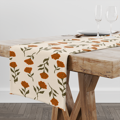 table runner mockup