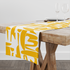 table runner mockup