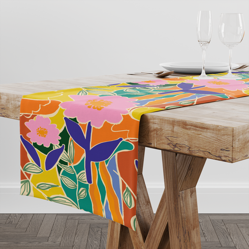 table runner mockup