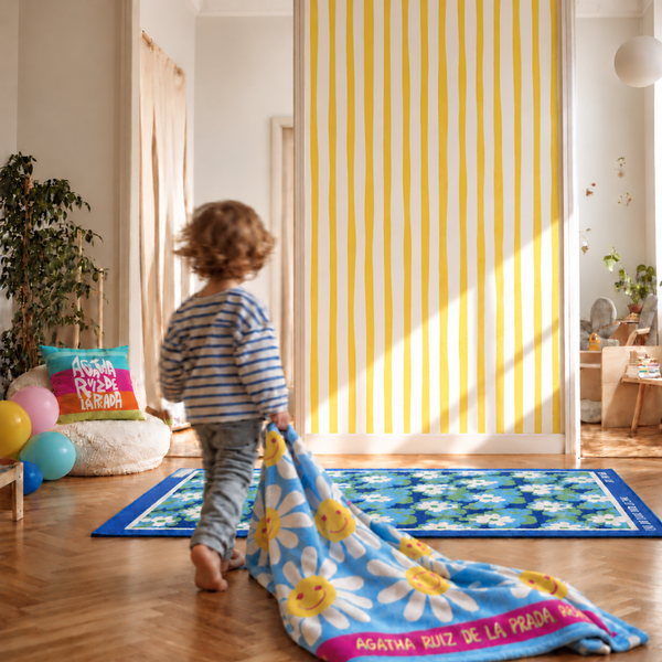 MANTA MARGARITAS AGATHA 127 X 152 CM