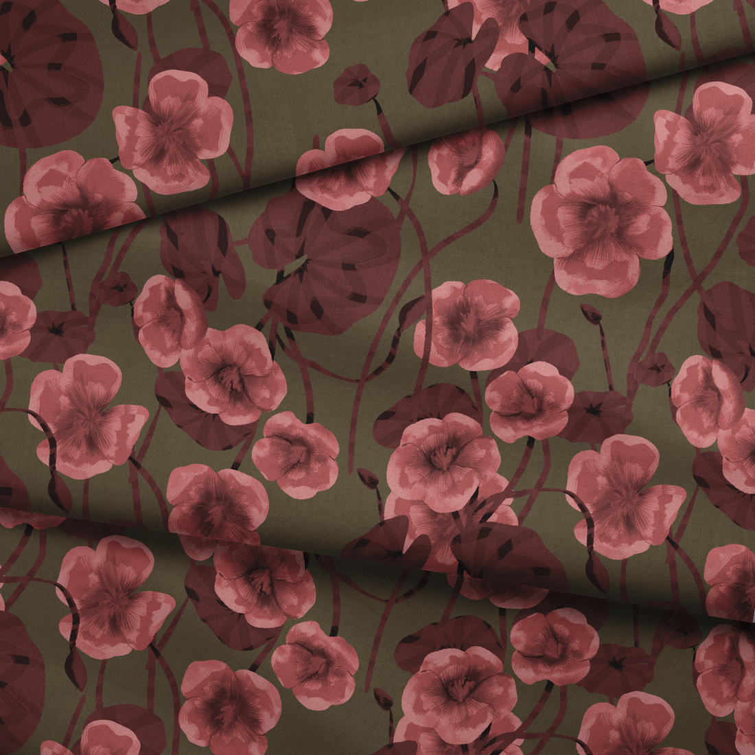  fabric fold mockup