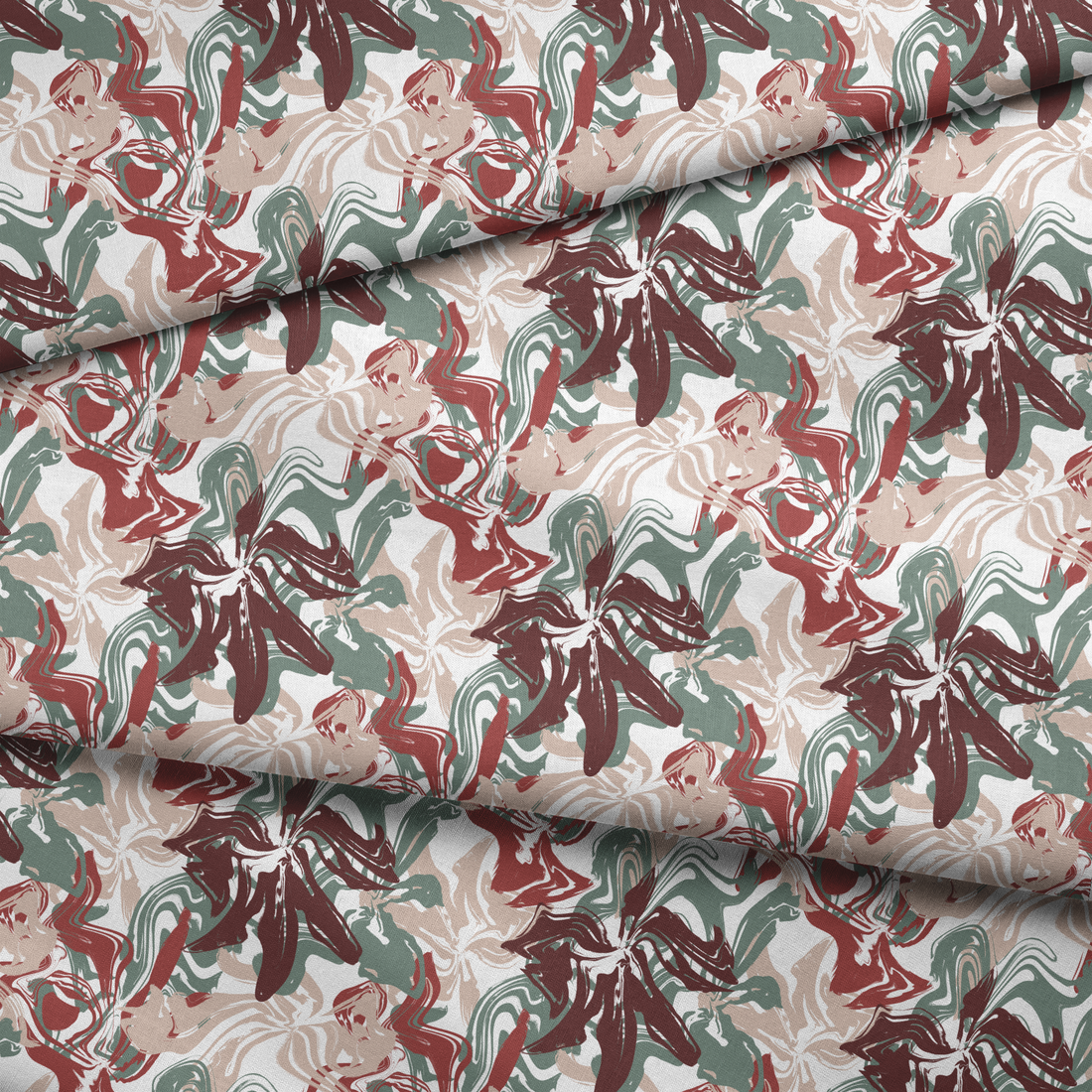  fabric fold mockup