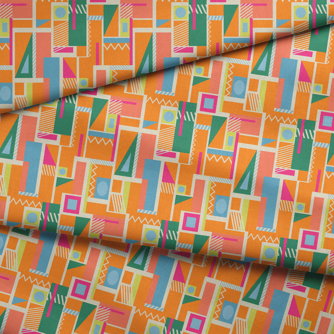  fabric fold mockup