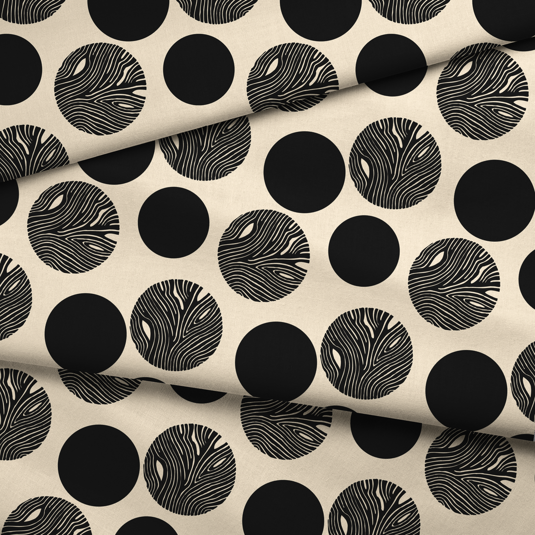  fabric fold mockup