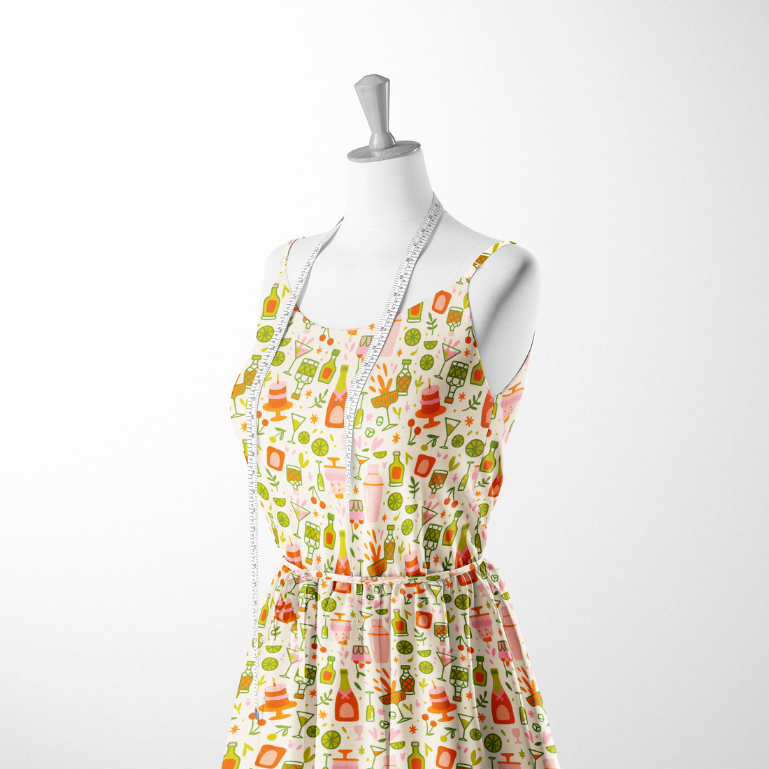  sutex woven dress form mockup