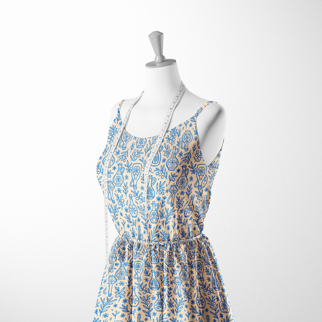 sutex woven dress form mockup