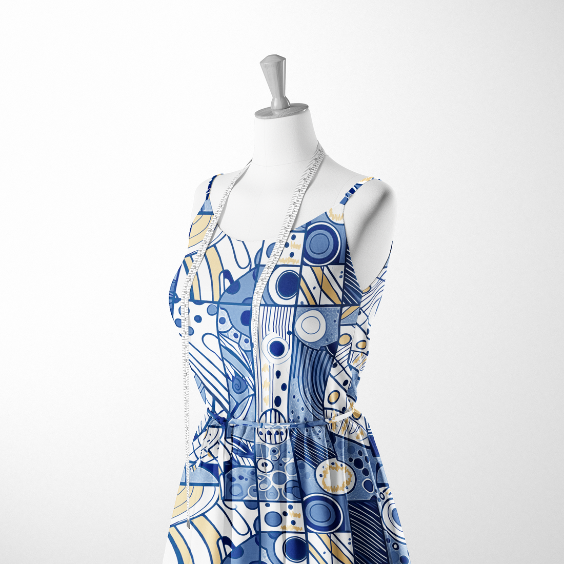  sutex woven dress form mockup
