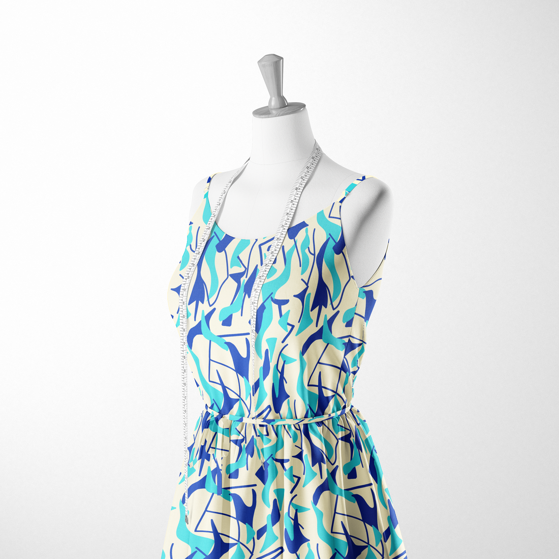  sutex woven dress form mockup
