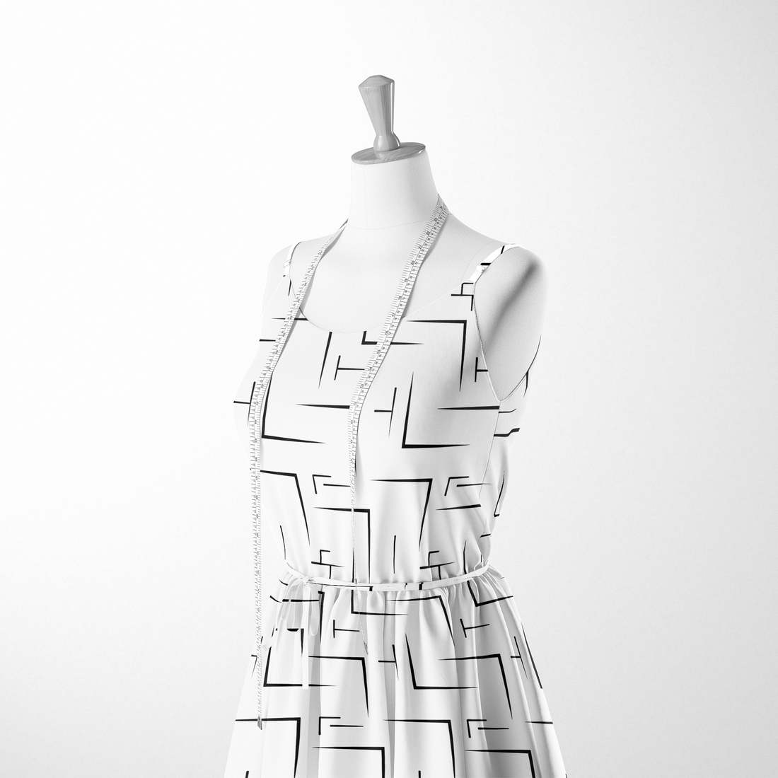  sutex woven dress form mockup