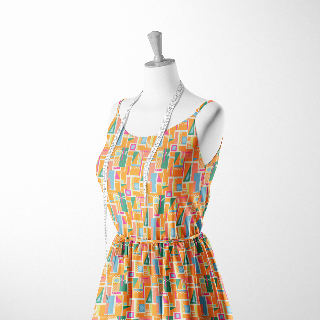  sutex woven dress form mockup
