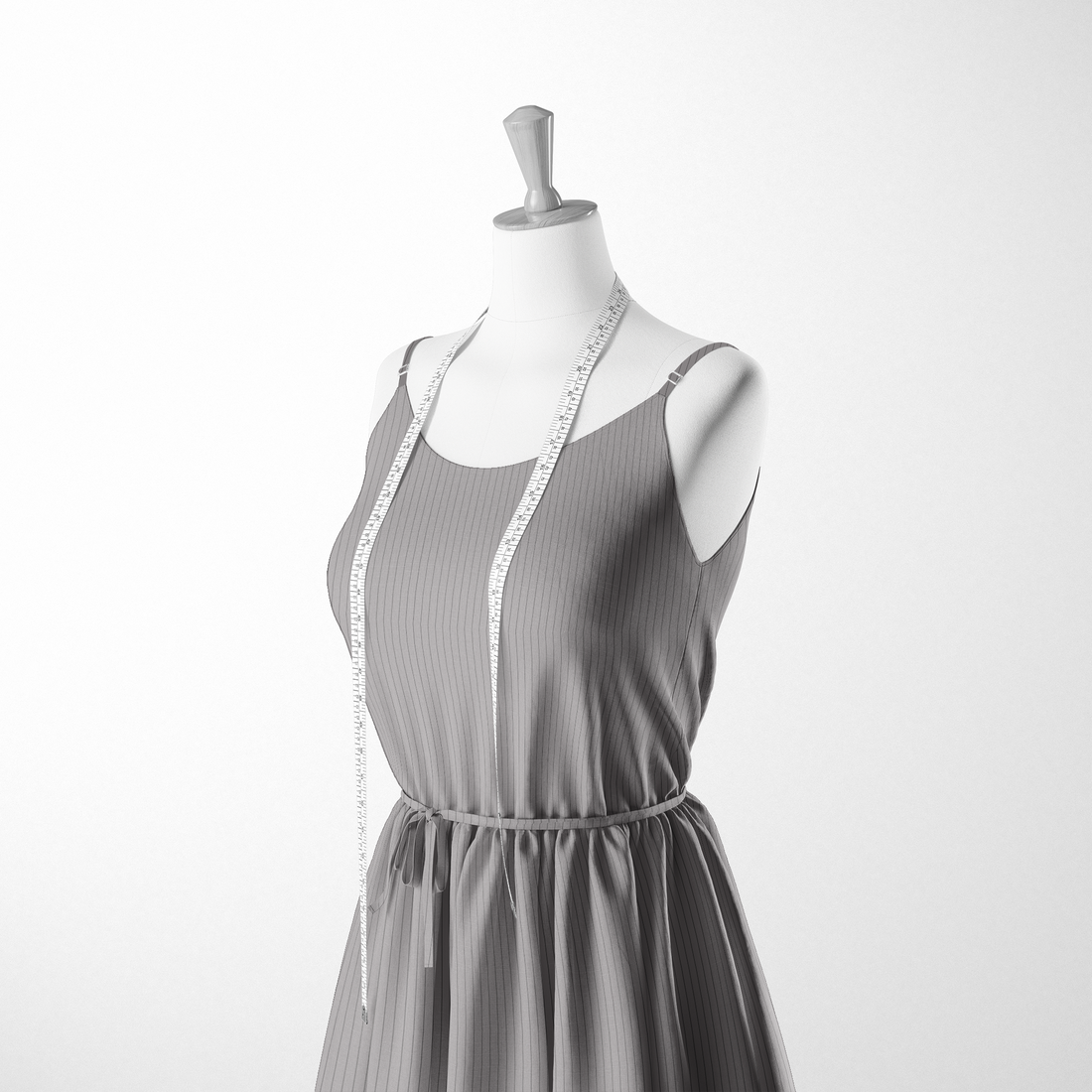  sutex woven dress form mockup