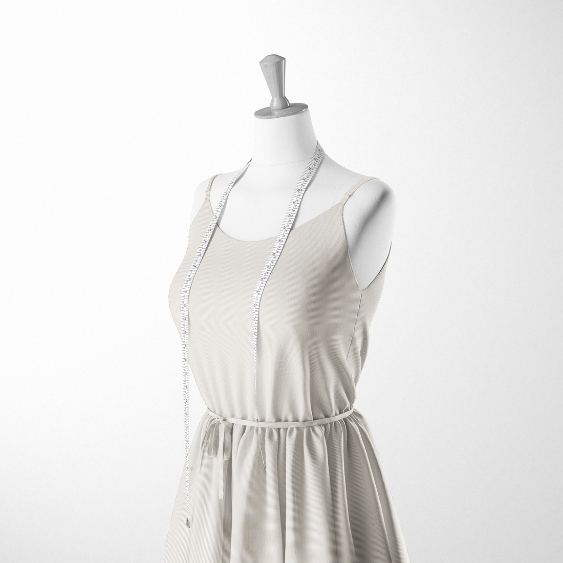  sutex woven dress form mockup