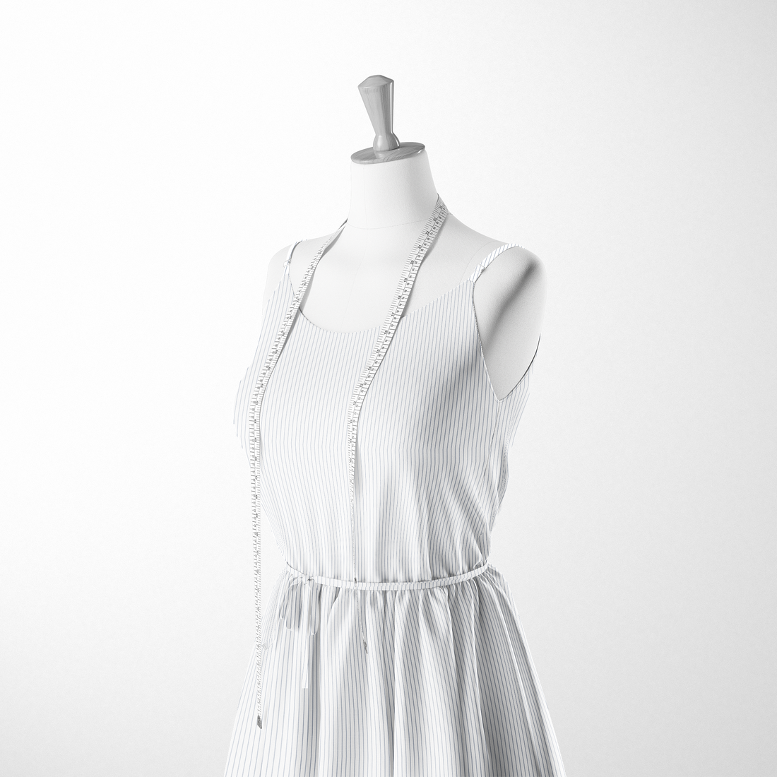 sutex woven dress form mockup