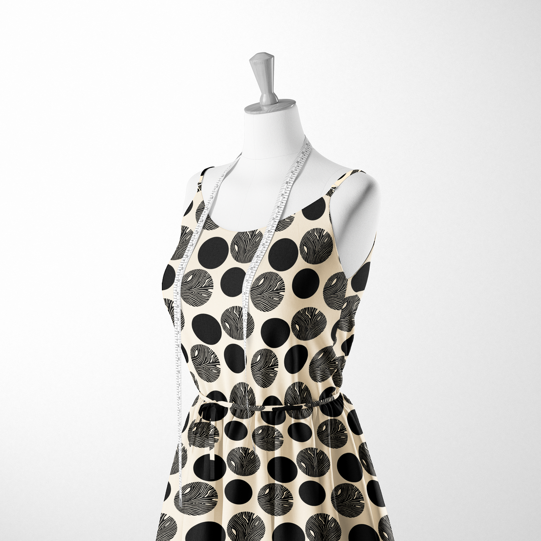  sutex woven dress form mockup