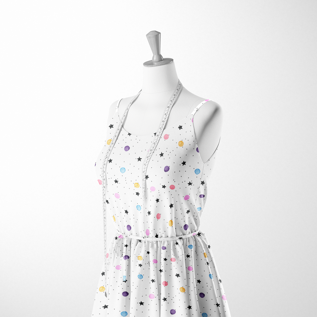  sutex woven dress form mockup