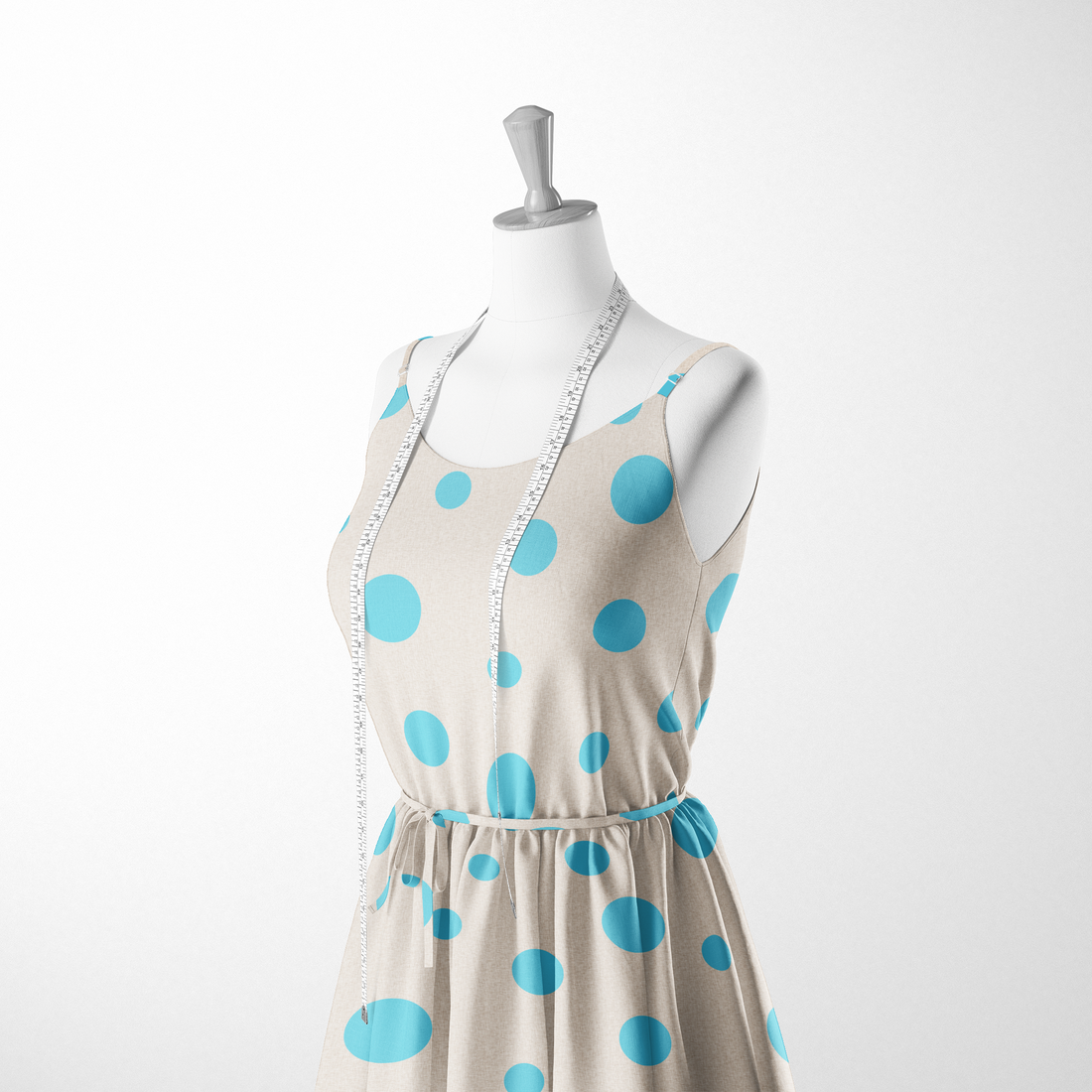  sutex woven dress form mockup