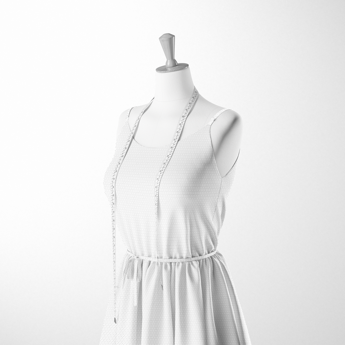  sutex woven dress form mockup