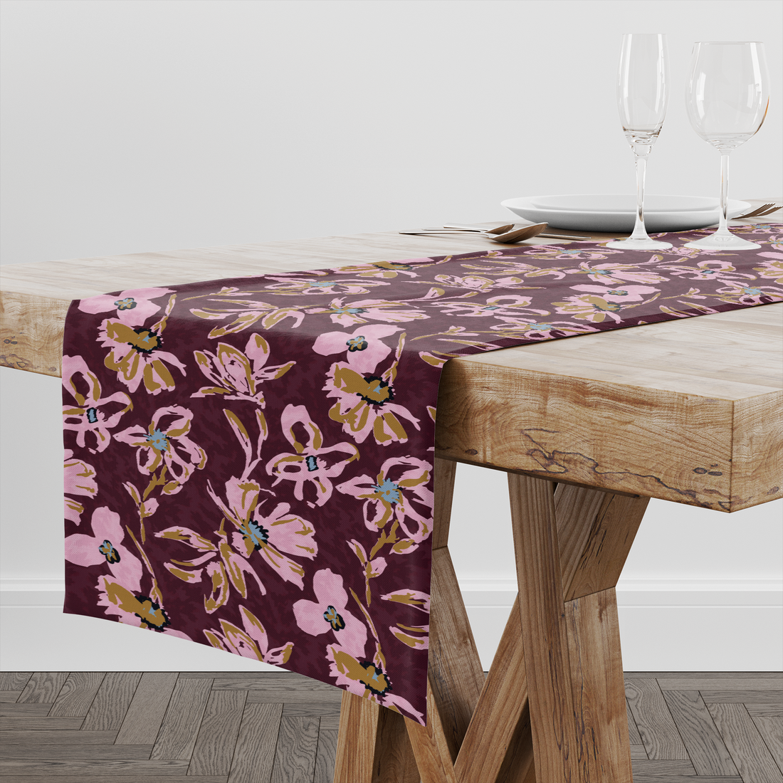  table runner mockup