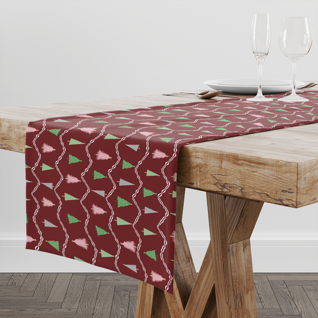  table runner mockup